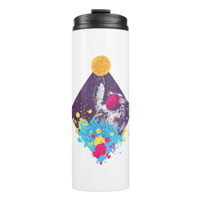 Astronaut  Art Thermal Tumbler (Front)