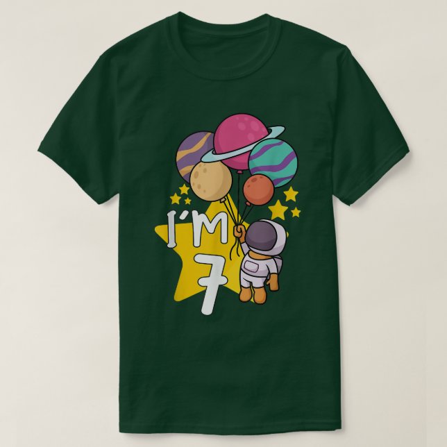 Astronaut Astronomy Solar System Outer Space Kids  T-Shirt (Design Front)