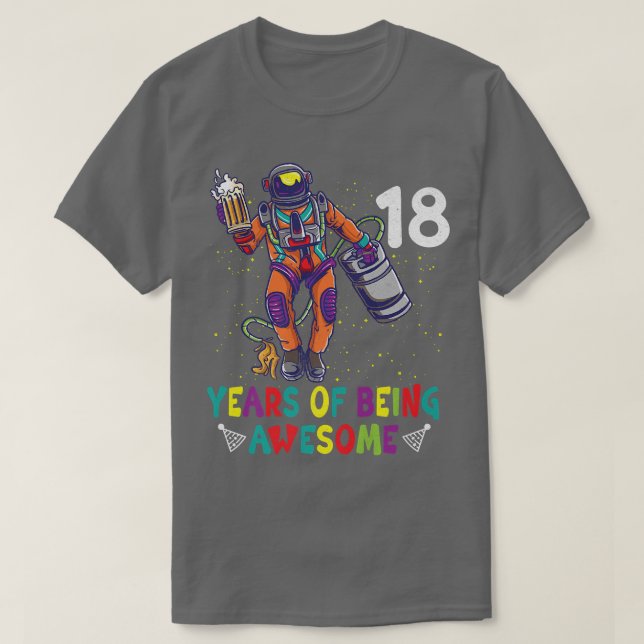 Astronaut Astronomy Solar System Outer Space Kids  T-Shirt (Design Front)