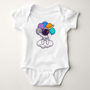 Astronaut baby ballons! baby bodysuit