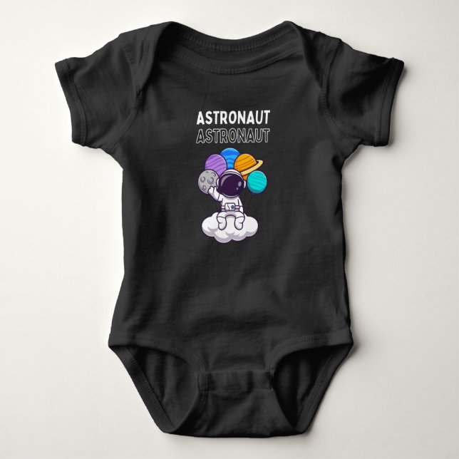 Astronaut  baby bodysuit (Front)