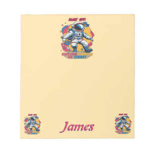 Astronaut Back-to-School "Future Genius in Orbit" Notepad