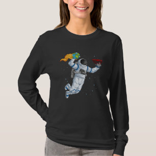 Astronaut Basketball Player Play Basketball In Spa T-Shirt