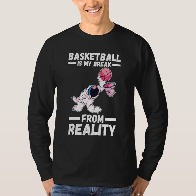 Astronaut Basketball T-Shirt (Front)
