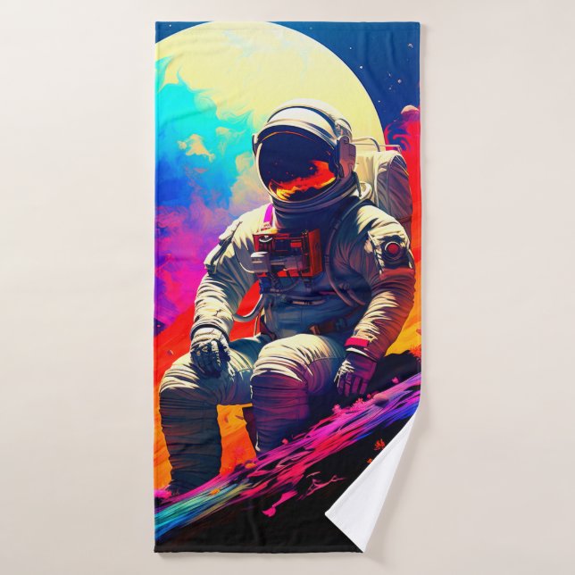 Astronaut Bath Towel (Bath Towel)