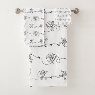 Astronaut Bath Towel Set