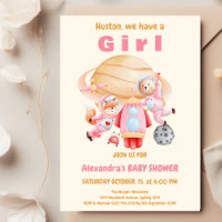 Astronaut Bear Fox Baby Shower