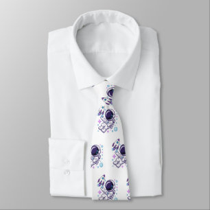 Astronaut Beautiful Designed pattern  Tie