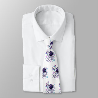 Astronaut Beautiful Designed pattern Tie