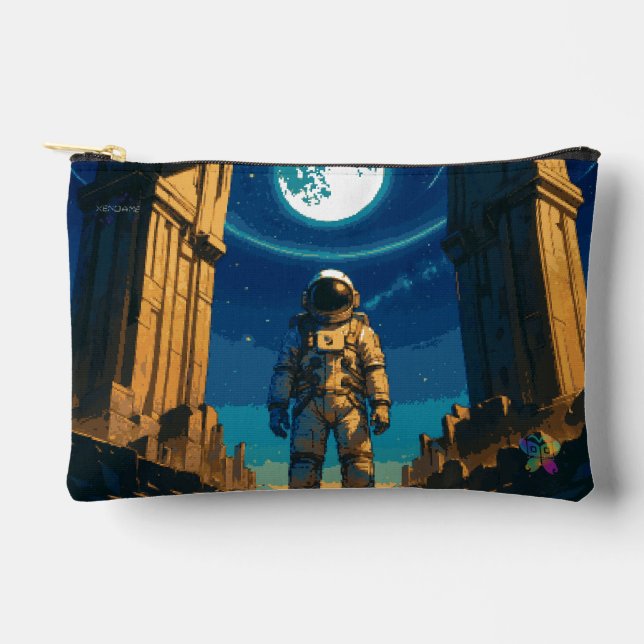 Astronaut Beneath the Celestial Gate Accessory Pouch (Front)
