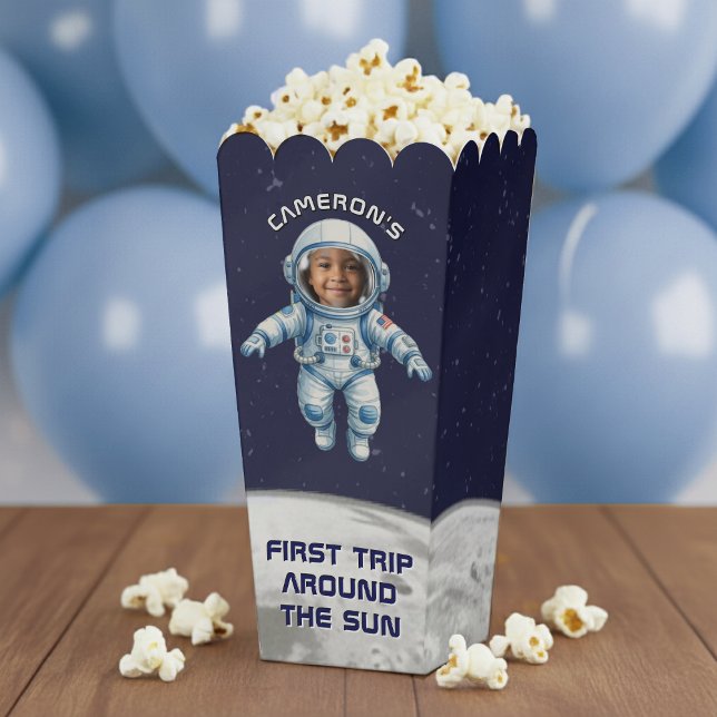 Astronaut Birthday Party 1st Trip Around the Sun Favour Box (Creator Uploaded)