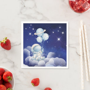 Astronaut Birthday Party Napkin