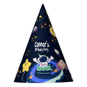 Astronaut birthday party on space  hat