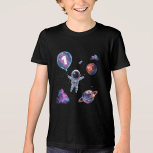 Astronaut Birthday Shirt Boys 1–6