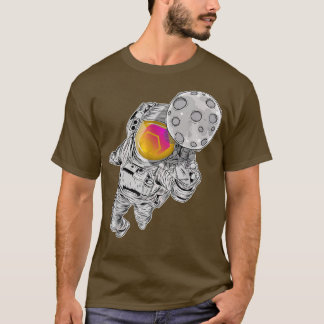 Astronaut Blockchain Crypto HEX  T-Shirt