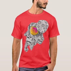 Astronaut Blockchain Crypto HEX T-Shirt