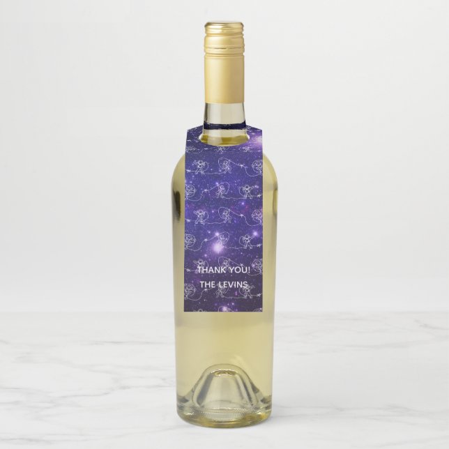 Astronaut Bottle Tag (On Bottle)