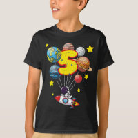Astronaut Boy 5th Birthday Gift 5 Years Old Kids