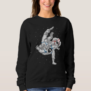 Astronaut Brazilian Jiu Jitsu Judo Martial Arts Gr Sweatshirt