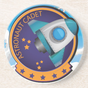 Astronaut Cadet Badge Coaster