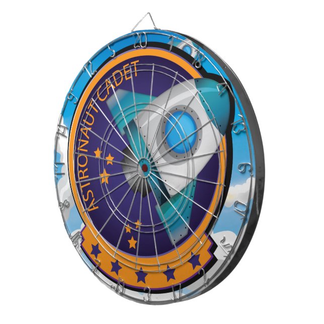 Astronaut Cadet Badge Dartboard (Front Right)