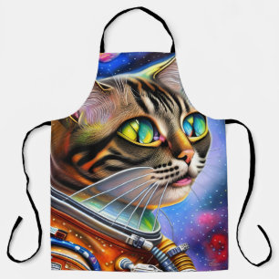 Astronaut Cat Artwork Apron