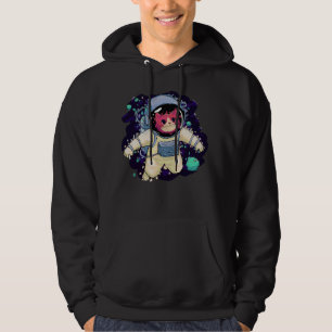 Astronaut Cat colourful Hoodie