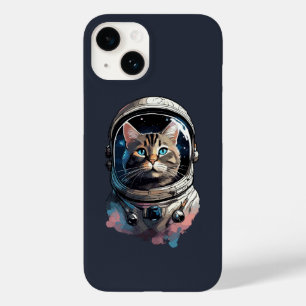 Astronaut Cat In Space Watercolor Art Case-Mate iPhone 14 Case