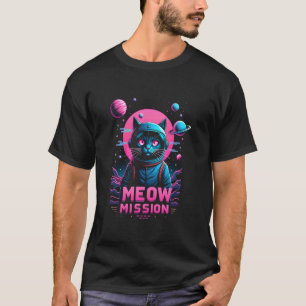 Astronaut Cat - Meow Mission Space for Cat Lovers T-Shirt