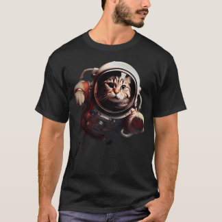 Astronaut Cat s Explore The Feline Universe T-Shirt