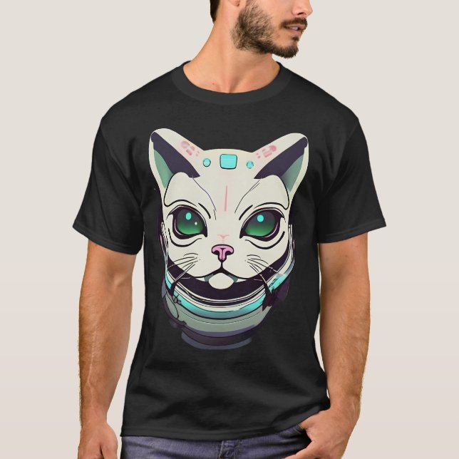 Astronaut Cat T-Shirt (Front)