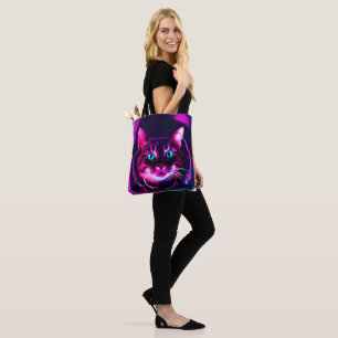 astronaut cat tote bag