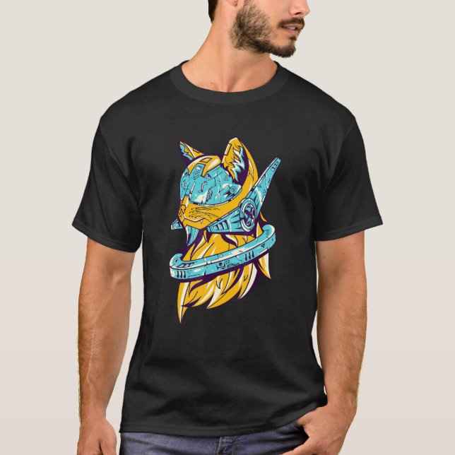 Astronaut Cats Cat Space T-Shirt (Front)