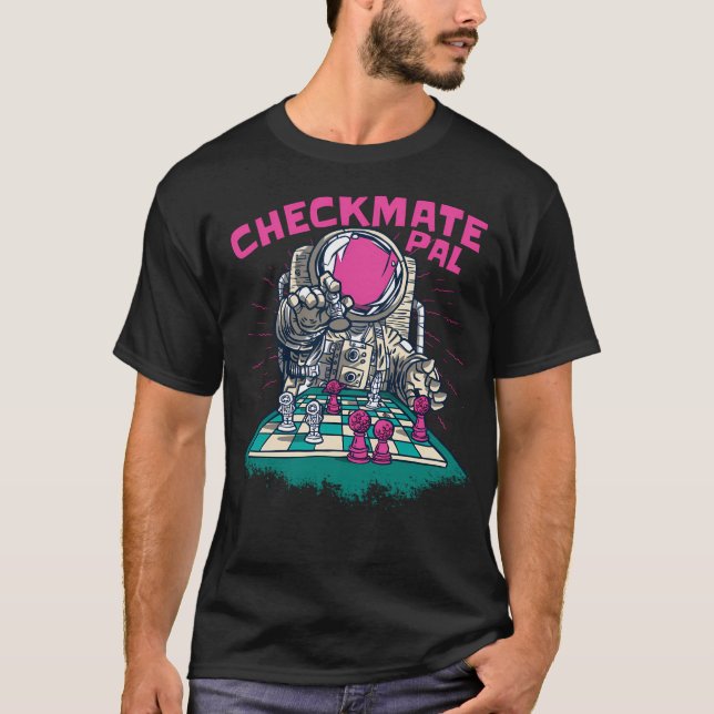 Astronaut Chess T-Shirt (Front)