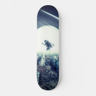 Astronaut Comet Shower Run Skateboard