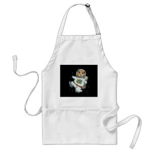astronaut cosmic guinea pig floating in space cavy standard apron