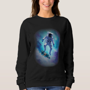 Astronaut Cosmic Kickflip Skateboard 1 Sweatshirt