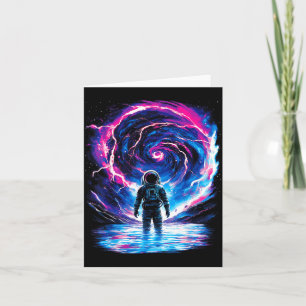 Astronaut Cosmic Outer Space Galaxy Science  Card