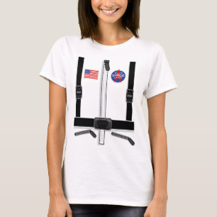 Astronaut Costume For Kids Men Women Space Suit T-Shirt