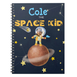 👨‍🚀 Astronaut cute Space theme Custom Phot Notebook
