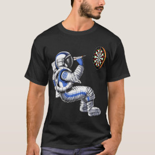 Astronaut Darts Player T-Shirt