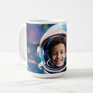 Astronaut Deep Space Sky Planets Photo Gift  Coffee Mug