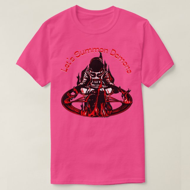 Astronaut Demons T-Shirt (Design Front)