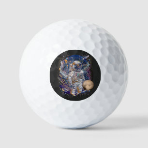 Astronaut design golf balls