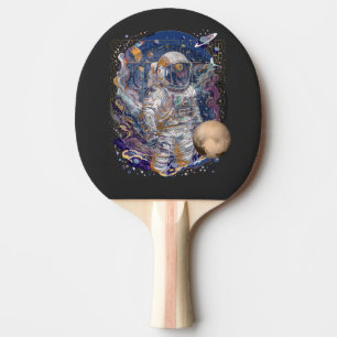 Astronaut design ping pong paddle
