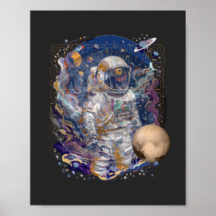 Astronaut design poster