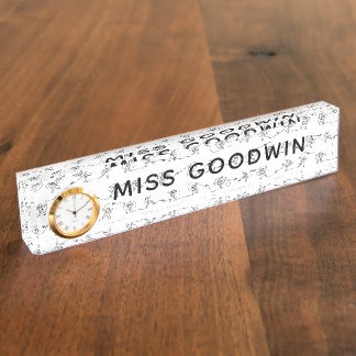 Astronaut Desk Name Plate