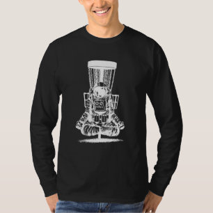Astronaut Disc Golf yoga Basket   T-Shirt