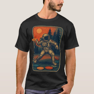 Astronaut Disc Golfer Funny Disc Golf _1 T-Shirt
