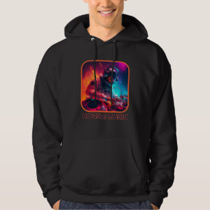 Astronaut DJ EDM for Rave Festival House Merch Dan Hoodie